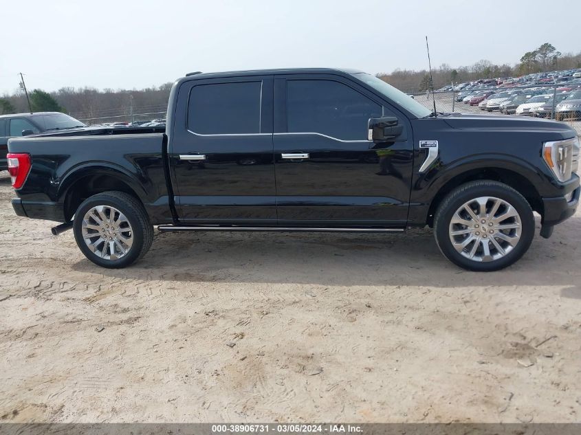 2022 Ford F-150 Limited VIN: 1FTFW1E81NFA97906 Lot: 38906731