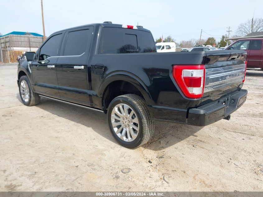 2022 Ford F-150 Limited VIN: 1FTFW1E81NFA97906 Lot: 38906731