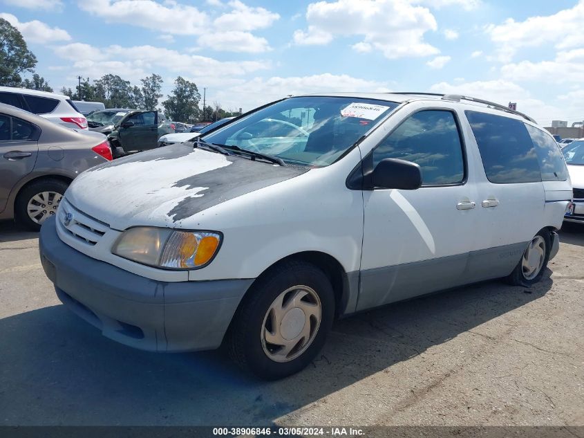 2001 Toyota Sienna Le VIN: 4T3ZF13C91U356445 Lot: 38906846