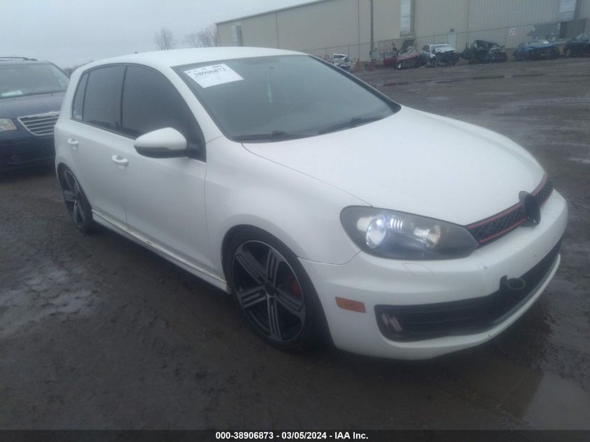 2012 Volkswagen Gti 4-Door VIN: WVWHD7AJ5CW130638 Lot: 38906873