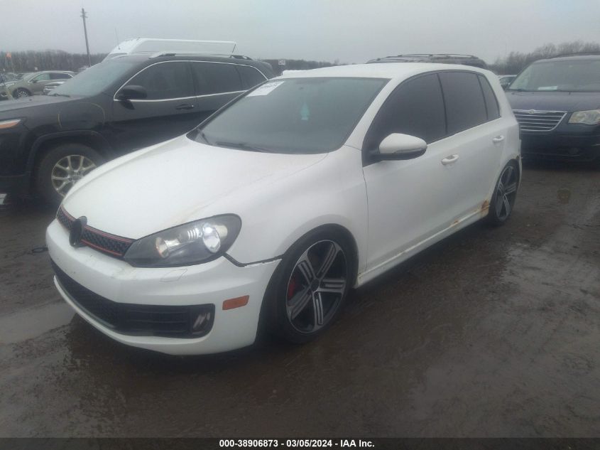 2012 Volkswagen Gti 4-Door VIN: WVWHD7AJ5CW130638 Lot: 38906873