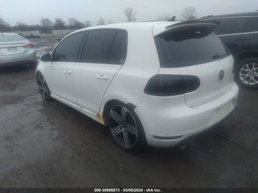 2012 Volkswagen Gti 4-Door VIN: WVWHD7AJ5CW130638 Lot: 38906873