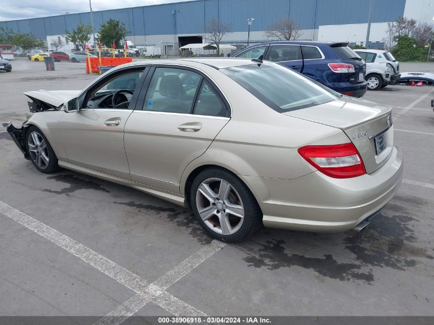 2011 Mercedes-Benz C 300 Luxury 4Matic/Sport 4Matic VIN: WDDGF8BB9BR182294 Lot: 38906918