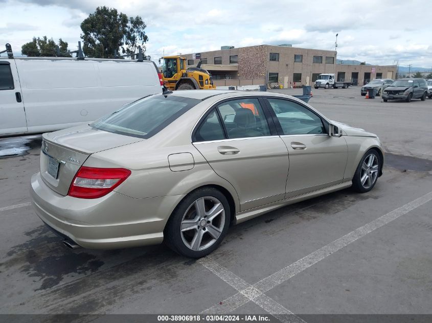 2011 Mercedes-Benz C 300 Luxury 4Matic/Sport 4Matic VIN: WDDGF8BB9BR182294 Lot: 38906918