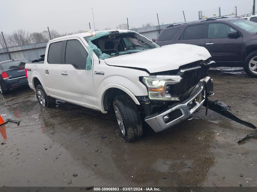 2018 FORD F-150 LARIAT - 1FTEW1E55JFA88251