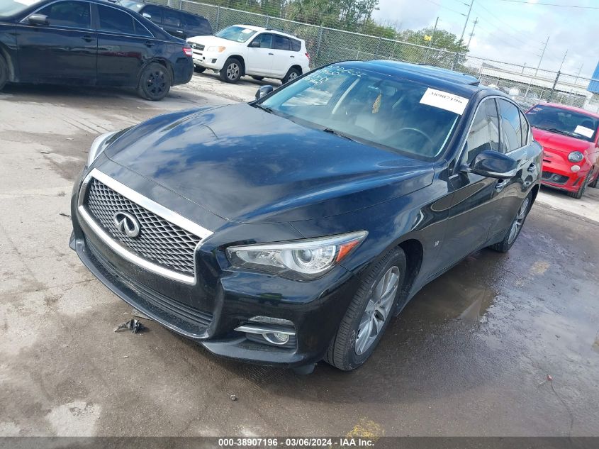 2015 Infiniti Q50 VIN: JN1BV7AR8FM412252 Lot: 38907196