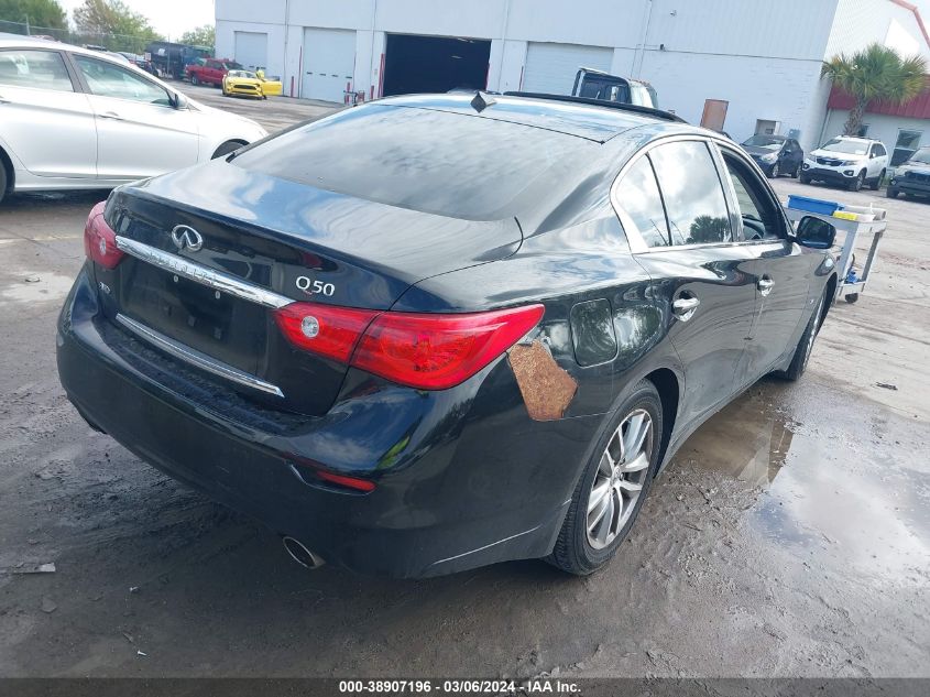 2015 Infiniti Q50 VIN: JN1BV7AR8FM412252 Lot: 38907196