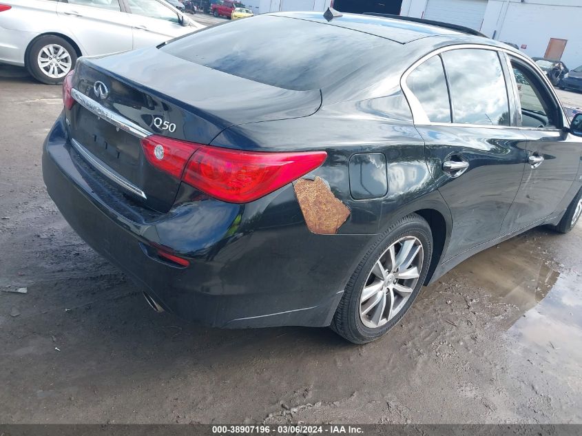 2015 Infiniti Q50 VIN: JN1BV7AR8FM412252 Lot: 38907196