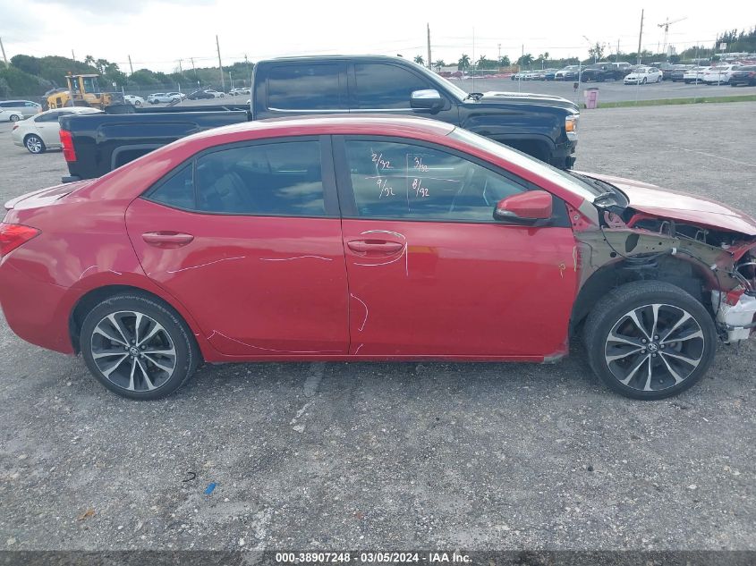 2017 Toyota Corolla Se VIN: 2T1BURHE9HC773648 Lot: 38907248