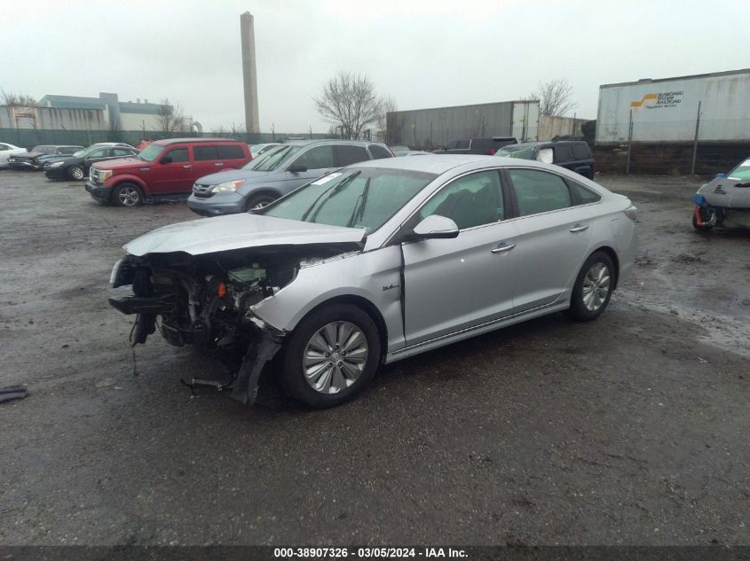 2016 Hyundai Sonata Hybrid Se VIN: KMHE24L14GA027018 Lot: 38907326