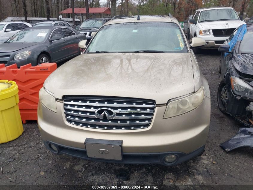 2003 Infiniti Fx35 VIN: JNRAS08U73X001843 Lot: 38907369