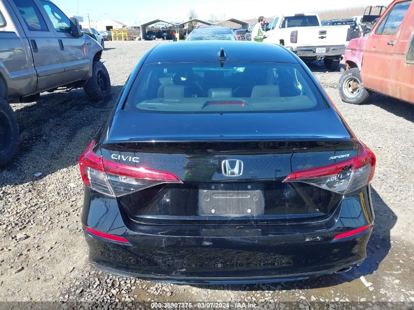 2022 Honda Civic Sport VIN: 2HGFE2F56NH538913 Lot: 38907375