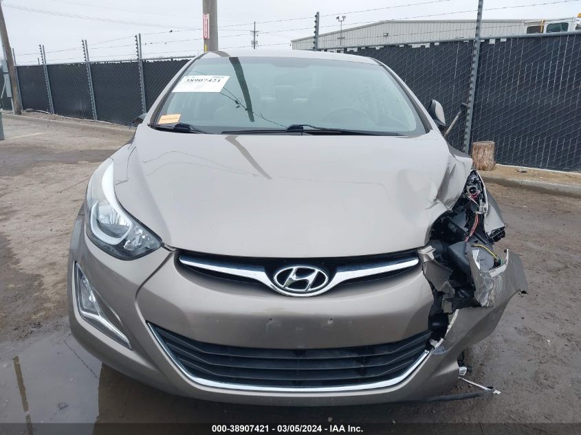 2015 Hyundai Elantra Se VIN: 5NPDH4AE3FH598575 Lot: 38907421