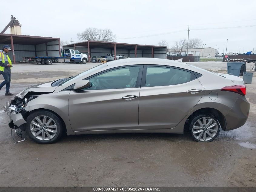 2015 Hyundai Elantra Se VIN: 5NPDH4AE3FH598575 Lot: 38907421