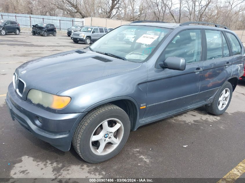 2003 BMW X5 3.0I VIN: 5UXFA53583LV98769 Lot: 38907486