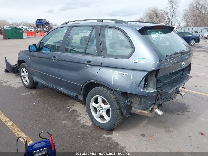 2003 BMW X5 3.0I VIN: 5UXFA53583LV98769 Lot: 38907486