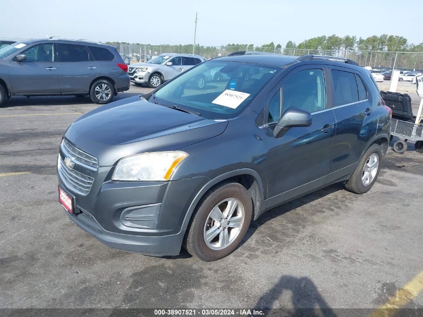 2016 Chevrolet Trax Lt VIN: 3GNCJLSB8GL261259 Lot: 38907521