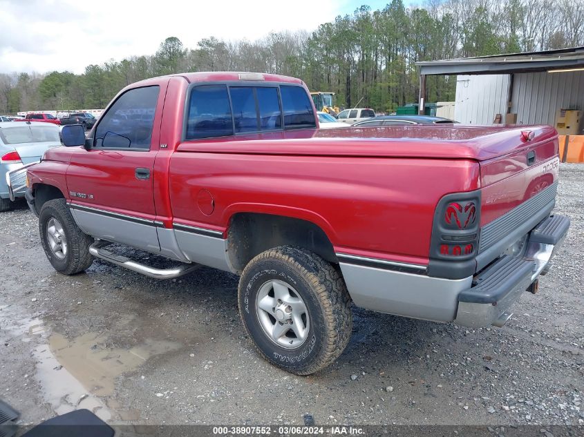 1997 Dodge Ram 1500 Lt VIN: 1B7HF16Z3VS263575 Lot: 38907552