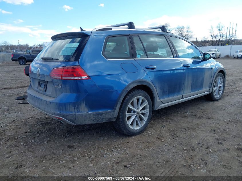 2018 Volkswagen Golf Alltrack Tsi S/Tsi Se/Tsi Sel VIN: 3VWH17AU7JM750906 Lot: 38968654