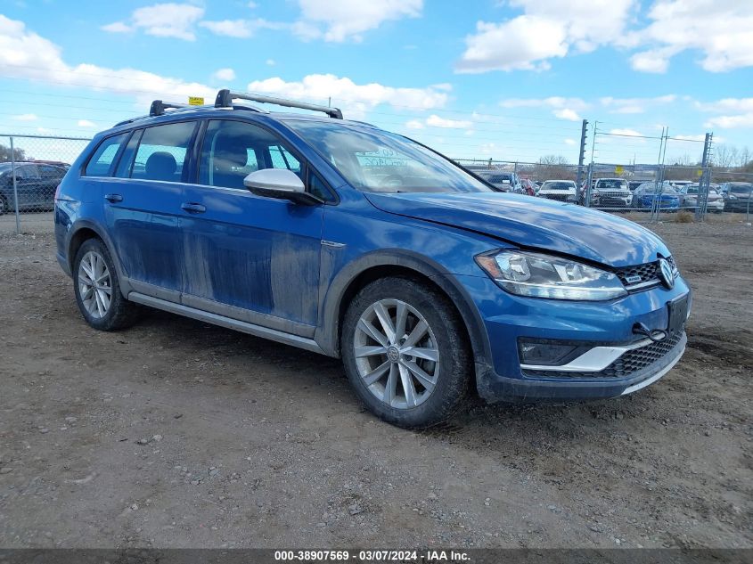 2018 Volkswagen Golf Alltrack Tsi S/Tsi Se/Tsi Sel VIN: 3VWH17AU7JM750906 Lot: 38968654