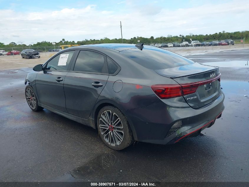 2023 Kia Forte Gt VIN: 3KPF44AC2PE598947 Lot: 38907571