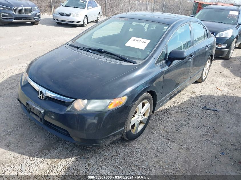 2008 Honda Civic Ex VIN: 1HGFA16818L030081 Lot: 38907656