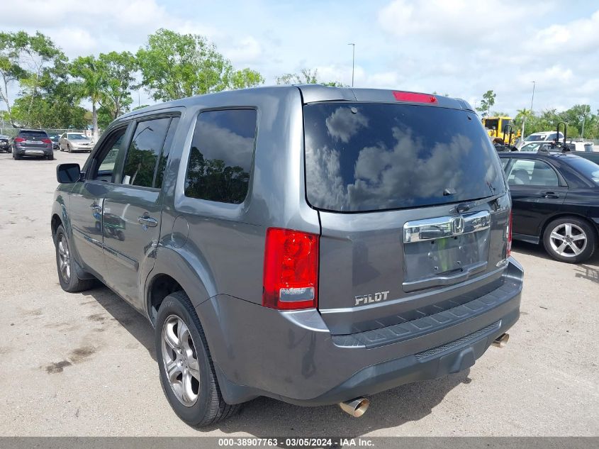 2013 Honda Pilot Ex VIN: 5FNYF4H40DB019588 Lot: 38907763