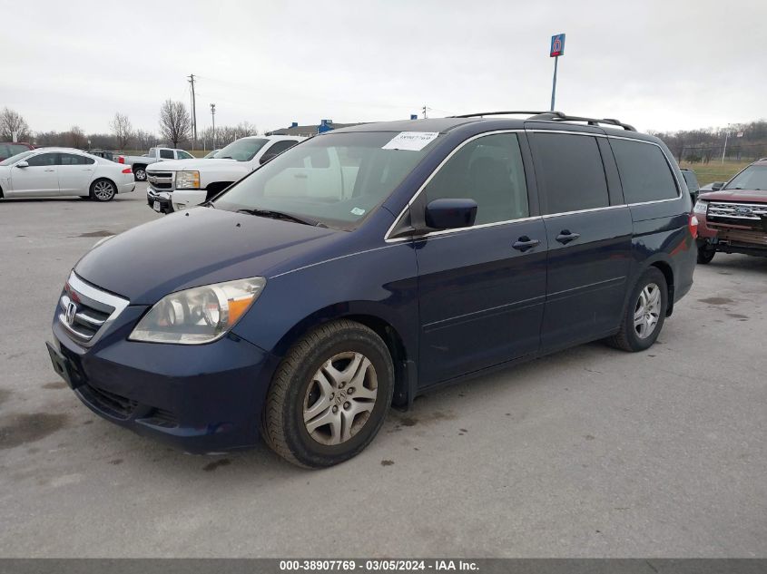 2007 Honda Odyssey Ex VIN: 5FNRL38457B123831 Lot: 38907769