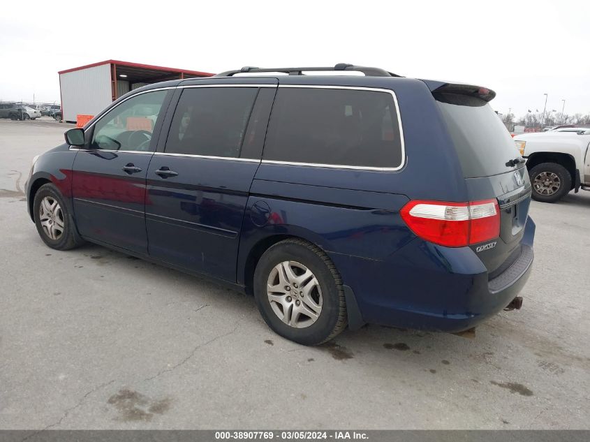 2007 Honda Odyssey Ex VIN: 5FNRL38457B123831 Lot: 38907769