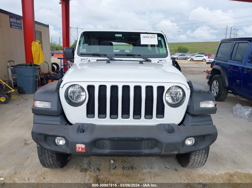 2021 Jeep Wrangler Unlimited Sport S 4X4 VIN: 1C4HJXDN2MW522064 Lot: 38907815