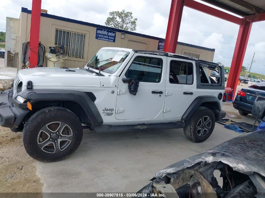 2021 Jeep Wrangler Unlimited Sport S 4X4 VIN: 1C4HJXDN2MW522064 Lot: 38907815