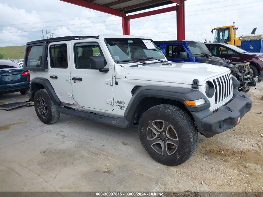 2021 Jeep Wrangler Unlimited Sport S 4X4 VIN: 1C4HJXDN2MW522064 Lot: 38907815