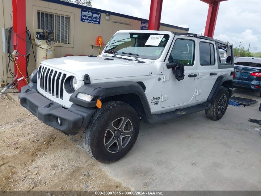 2021 Jeep Wrangler Unlimited Sport S 4X4 VIN: 1C4HJXDN2MW522064 Lot: 38907815