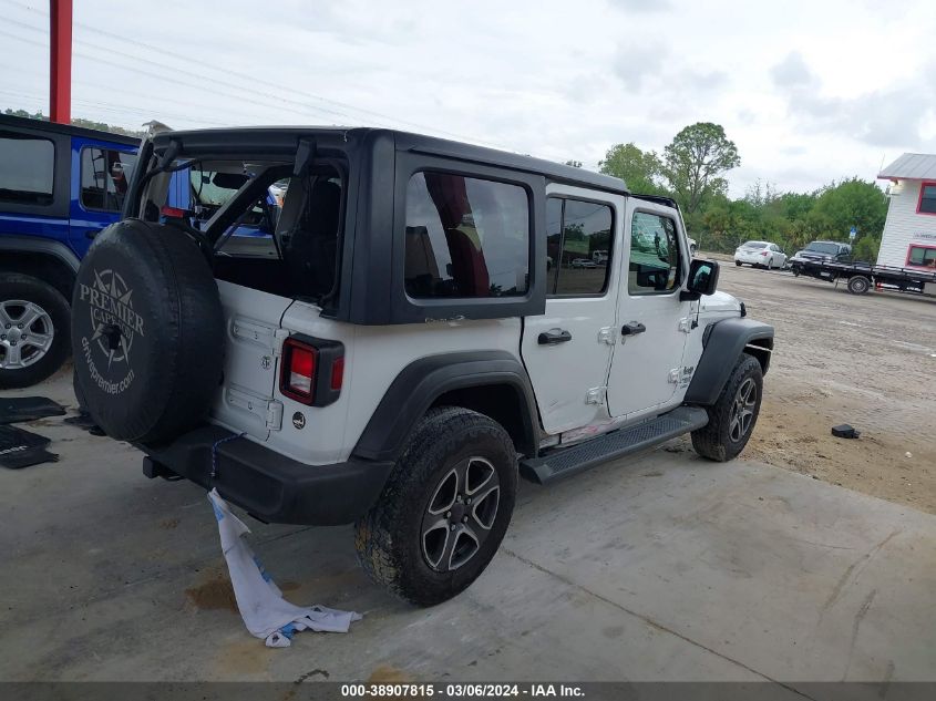 2021 Jeep Wrangler Unlimited Sport S 4X4 VIN: 1C4HJXDN2MW522064 Lot: 38907815