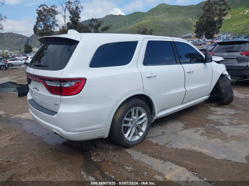 2021 Dodge Durango Gt Awd VIN: 1C4RDJDG6MC545200 Lot: 38907820