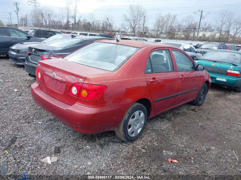 2003 Toyota Corolla Ce VIN: JTDBR32E630043075 Lot: 38908117