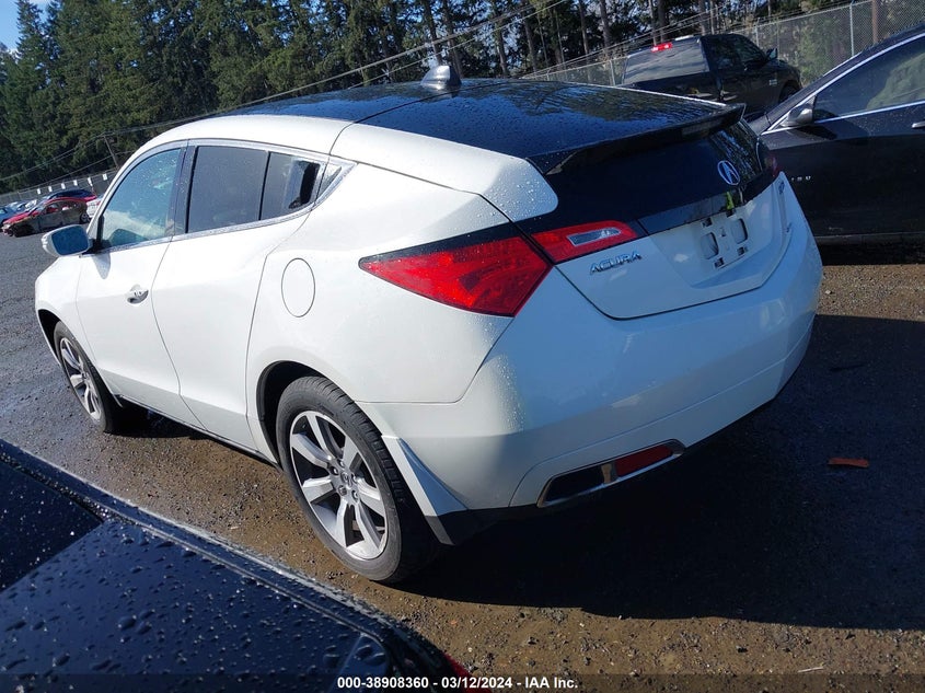 2012 Acura Zdx VIN: 2HNYB1H46CH500698 Lot: 38908360