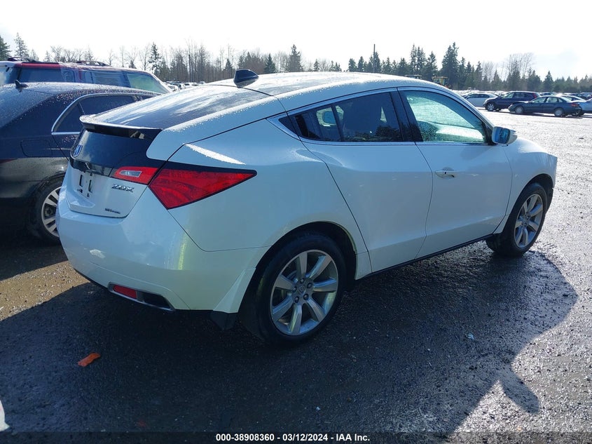 2012 Acura Zdx VIN: 2HNYB1H46CH500698 Lot: 38908360