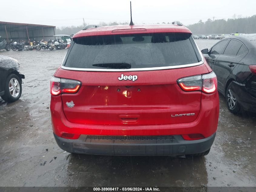 2018 Jeep Compass Limited Fwd VIN: 3C4NJCCB0JT358723 Lot: 38908417