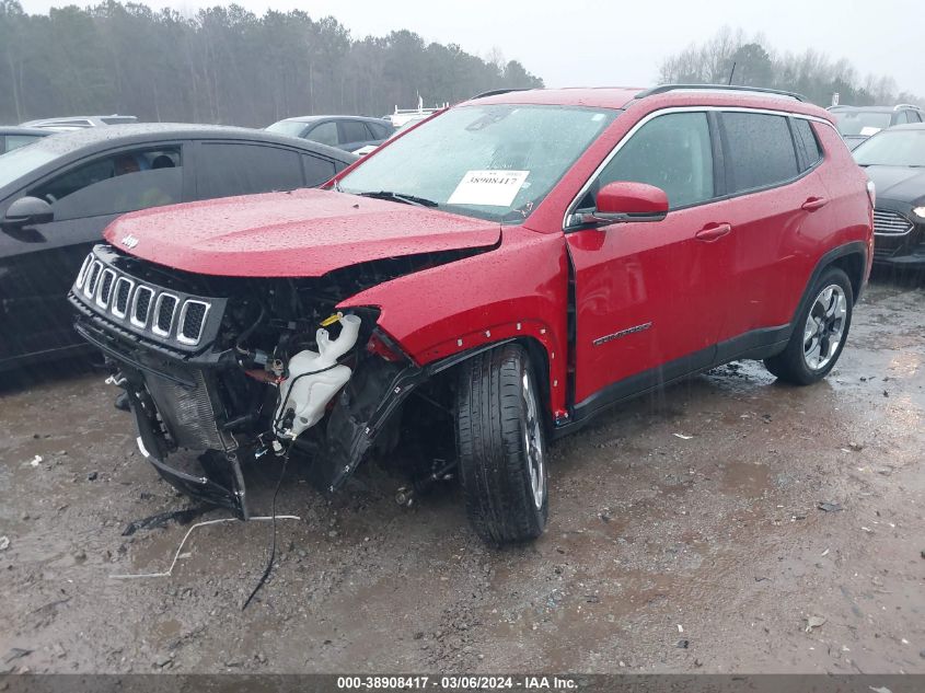 2018 Jeep Compass Limited Fwd VIN: 3C4NJCCB0JT358723 Lot: 38908417