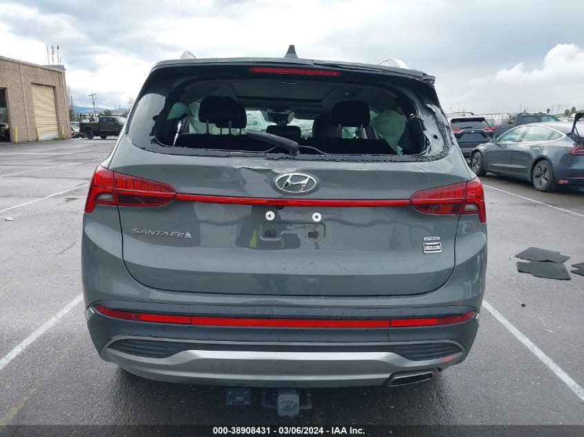 2022 Hyundai Santa Fe Sel VIN: 5NMS3DAJ8NH378685 Lot: 38908431