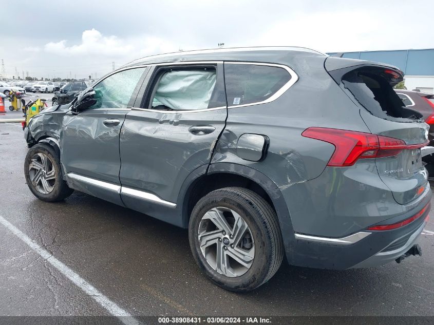 2022 Hyundai Santa Fe Sel VIN: 5NMS3DAJ8NH378685 Lot: 38908431