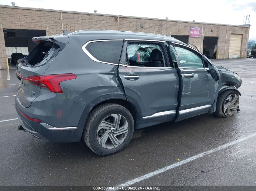 2022 Hyundai Santa Fe Sel VIN: 5NMS3DAJ8NH378685 Lot: 38908431