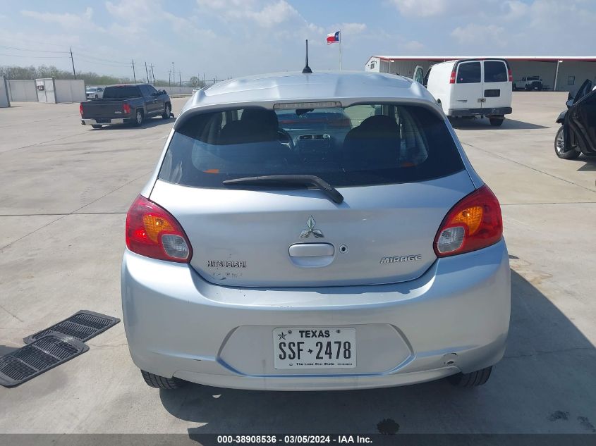 2015 Mitsubishi Mirage Es VIN: ML32A4HJ0FH050002 Lot: 38908536