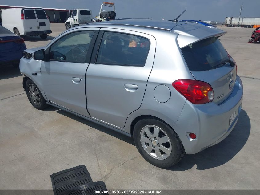 2015 Mitsubishi Mirage Es VIN: ML32A4HJ0FH050002 Lot: 38908536