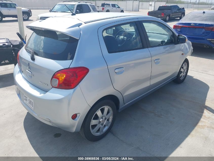 2015 Mitsubishi Mirage Es VIN: ML32A4HJ0FH050002 Lot: 38908536