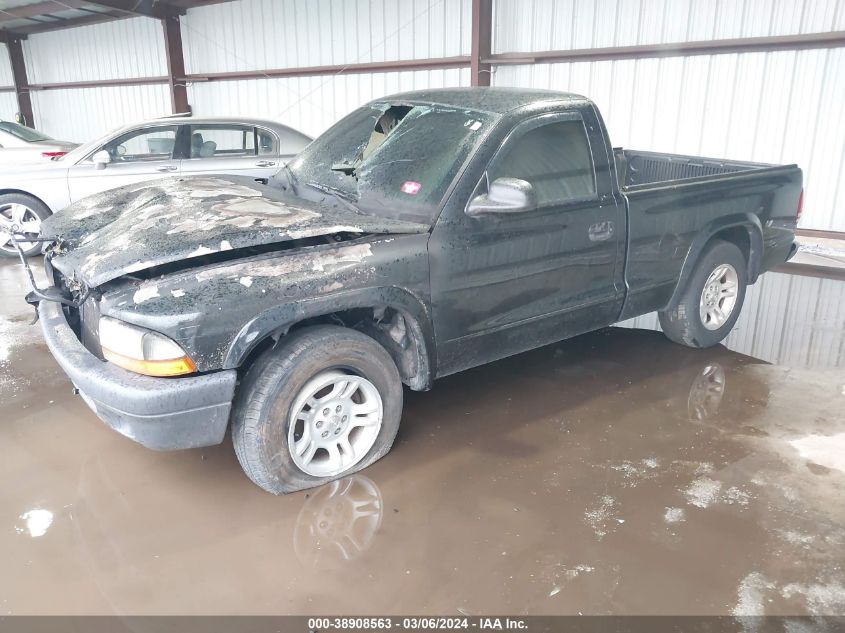 2003 Dodge Dakota VIN: 1D7FL16X43S159663 Lot: 38908563