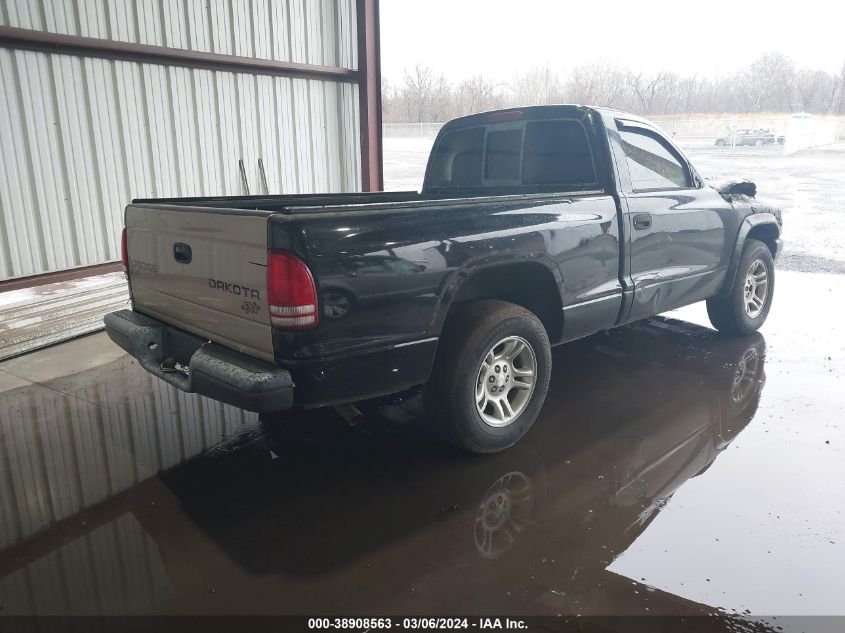 2003 Dodge Dakota VIN: 1D7FL16X43S159663 Lot: 38908563