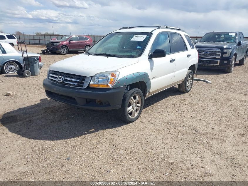 2007 Kia Sportage Lx V6 VIN: KNDJE723677448525 Lot: 38908782