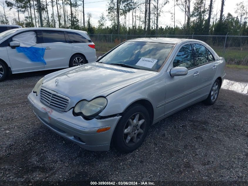 2001 Mercedes-Benz C 240 VIN: WDBRF61J21F090703 Lot: 39143746